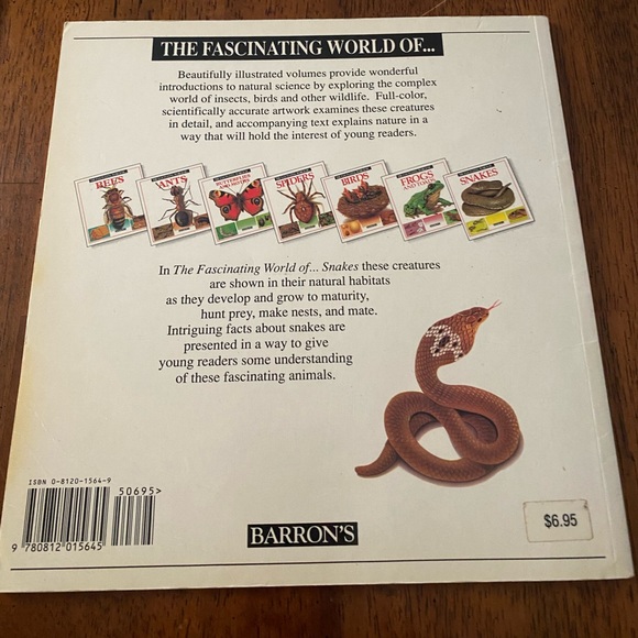 Snakes. Four paperback books about snakes and reptiles. - Picture 5 of 14